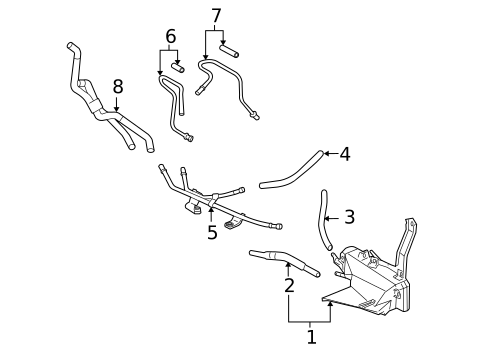 Trans Oil Cooler for 2007 Lexus RX350 #0