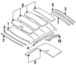 73965D4001 - : Molding for Nissan Image