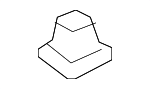 1491005000 - Body: Bumper Cover Grommet for Hyundai Image image