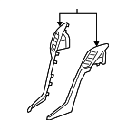 84790A5000MGB - Body: Center Outlet for Hyundai: Elantra GT Image