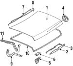 1077501287 - Body: Lever for Mercedes-Benz Image