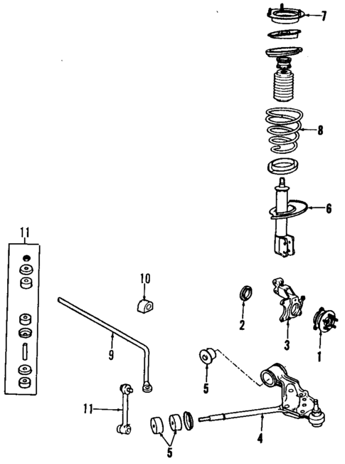 Front Brakes for 1990 Buick Reatta #1