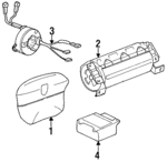 99380307100 - : Passenger Air Bag for Porsche: 911 Image