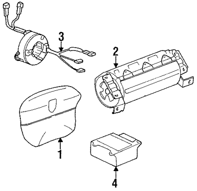 99380307100 - Electrical: Passenger Air Bag for Porsche Image
