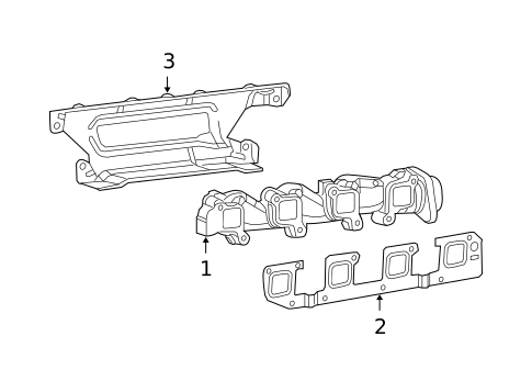 Exhaust Manifold for 2012 Ram 1500 #0
