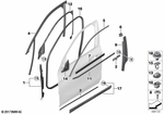 51767420826 - : Gap Seal A-Pillar Front Door Right for BMW Image