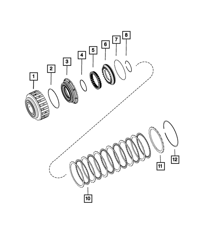 68269653AB - Transmission: Clutch Retainer for Mopar Image image