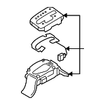 1C0713203B08H - Body: Shift Indicator for Volkswagen: Beetle Image