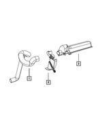 68161498AA - Air Conditioners and Heaters: Spot Cooler Duct for Mopar Image