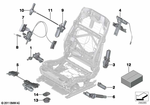 52107242069 - Seats: Set Of Flexible Shafts for BMW Image