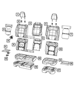 7JC341U9AA - : Rear Seat Armrest for Mopar Image
