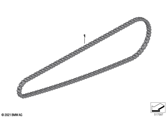 33817106113 - Exhausts &amp; Performance: M Endurance Chain - 122Gl for BMW-Motorrad Image image