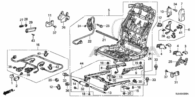 Front Seat Components (R.) for 2014 Acura TSX #0