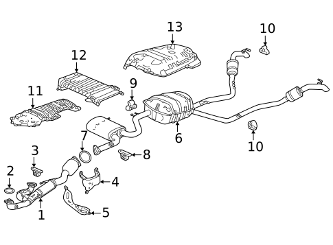 Exhaust & Tail Pipes for 2026 Honda Passport #0