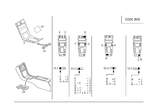 Wood Covering in Housing with Tray, One-Part R. H. D for 1993 Mercedes-Benz 400SEL #0