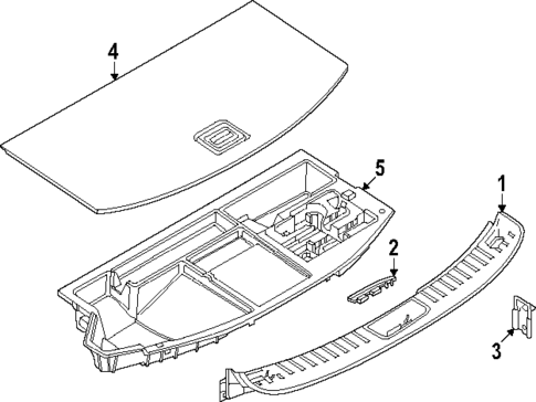 Interior Trim - Rear Body for 2025 Mazda CX-90 #0