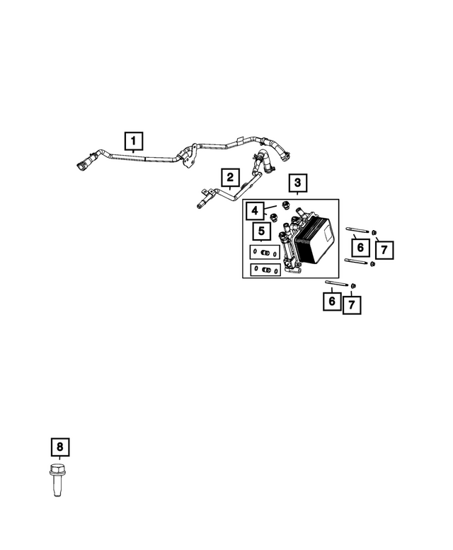 68489743AA - Cooling: Quick Type Connector for Mopar Image