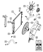1BP02137AA - Cooling: Coolant Antifreeze, Bproauto for Mopar Image image