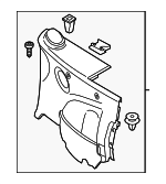 51437465191 - : Quarter Trim Panel for Mini: Cooper Image