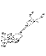 52128584AA - Electrical: Wiring Clip for Mopar Image