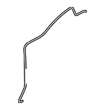 98650C5000 - Wiper &amp; Washer: Windshield Washer Hose for Kia Image