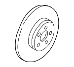 19213926 - Brakes: Rotor for Buick: Skylark | Chevrolet: Beretta, Cavalier, Corsica | Oldsmobile: Achieva, Cutlass Calais | Pontiac: Grand Am, Sunbird, Sunfire Image image