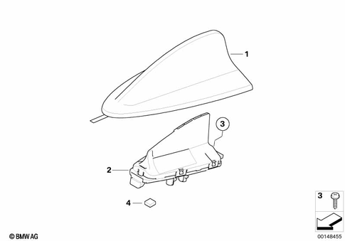Antenna for 2005 BMW 325xi #0