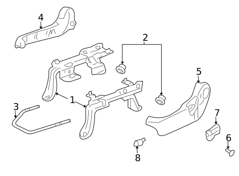 Tracks & Components for 2009 Mazda Tribute #0