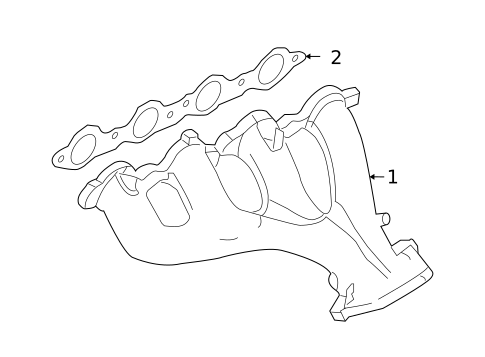 Exhaust Manifold for 2013 Chevrolet Corvette #0