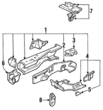 60812SR0A00ZZ - Body: Backing Plate for Honda: Civic Image