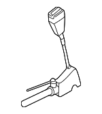 72118221010 - : Buckle End for BMW: 528i, 540i Image
