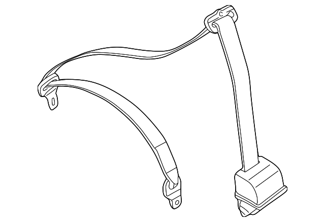Seat Belt Assembly - BMW (72118198572)