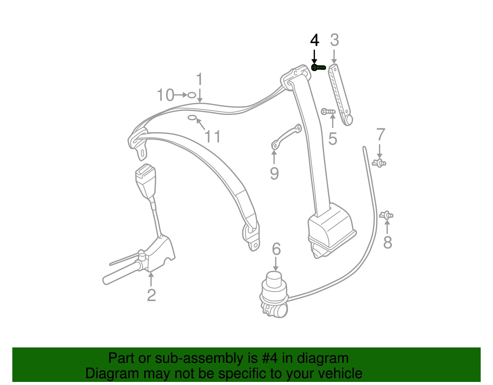 Height Adjuster Bolt - BMW (72-11-8-171-497)