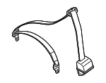 72118261282 - : Seat Belt Assembly for BMW: 528i, 540i Image