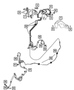 68166549AA - Brakes: Tube Clip for Mopar Image