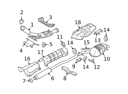 Catalytic Converter for 2003 Volvo XC90 #0
