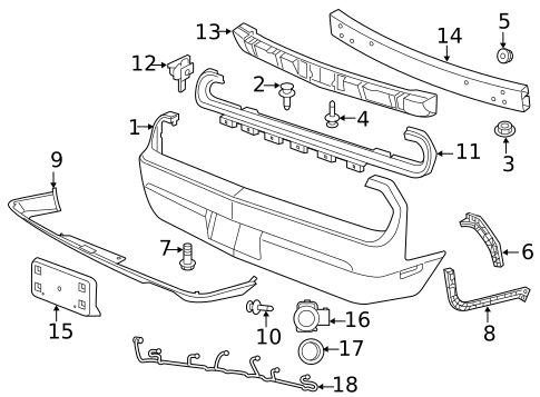 Parking Aid for 2012 Dodge Challenger #0