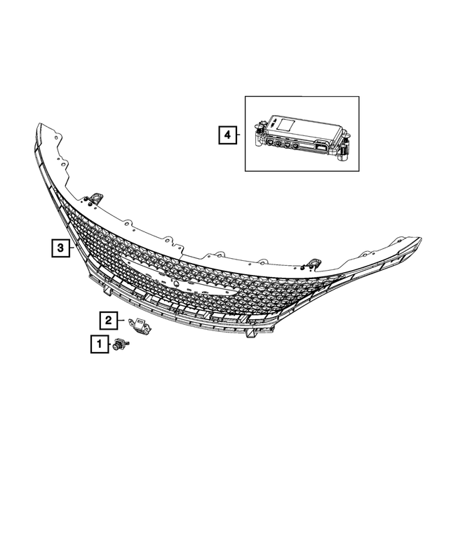 56029958AB - Electrical: Forward Facing Camera Module for Mopar Image image