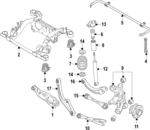 1EA511351D - : Bumper for Volkswagen Image