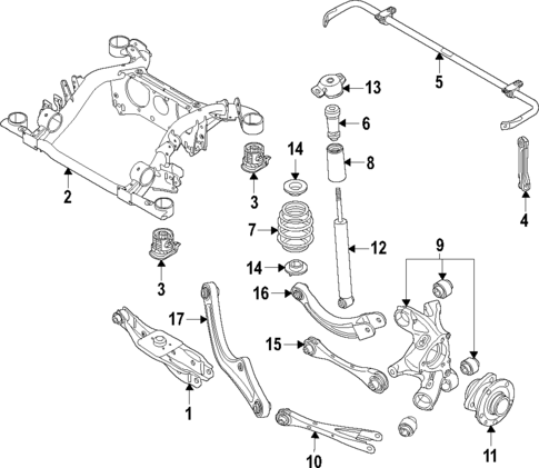Rear Suspension for 2024 Volkswagen ID.4 #0
