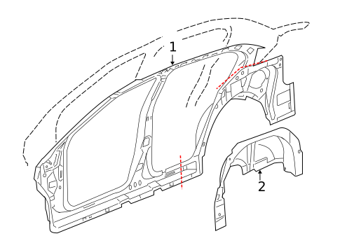 Inner Structure for 2006 Chevrolet Cobalt #0