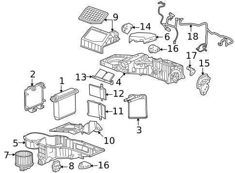 Temperature Controls & Related Components for 2009 Hummer H2 #0