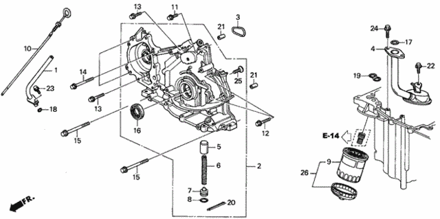 Oil Pump - Oil Strainer for 2004 Acura RL #0