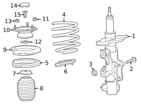 Shocks & Struts for 2025 Cadillac CT4 #0