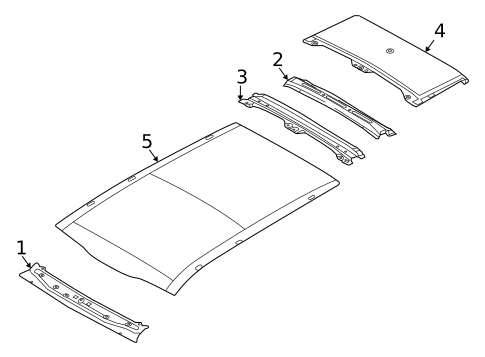 Roof & Components for 2023 Kia Sportage #1