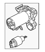 12419454628 - : Starter for BMW: 330i, 330i xDrive, 430i Gran Coupe, 430i xDrive Gran Coupe, 530i xDrive, 540i xDrive, 550e xDrive, 740i, 750e xDrive, M3, M340i, M340i xDrive, M440i, M440i Gran Coupe, M440i xDrive, M440i xDrive Gran Coupe, X5, X6, X7 Image