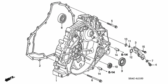 CVT Flywheel Case (CVT) for 2005 Honda Civic #0