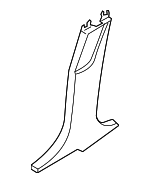 51439462134 - Body: Lower Center Pillar Trim for BMW Image
