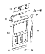 68008572AA - Body Sheet Metal Except Doors: Body Side Front Panel for Mopar Image