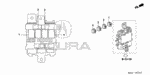 39794SDAA02 - Electrical/Exhaust/Heater/Fuel: RELAY ASSY., POWER (MICRO ISO)(DENSO) for Acura Image